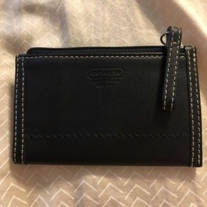 Authentic Coach coin purse with slot for cards